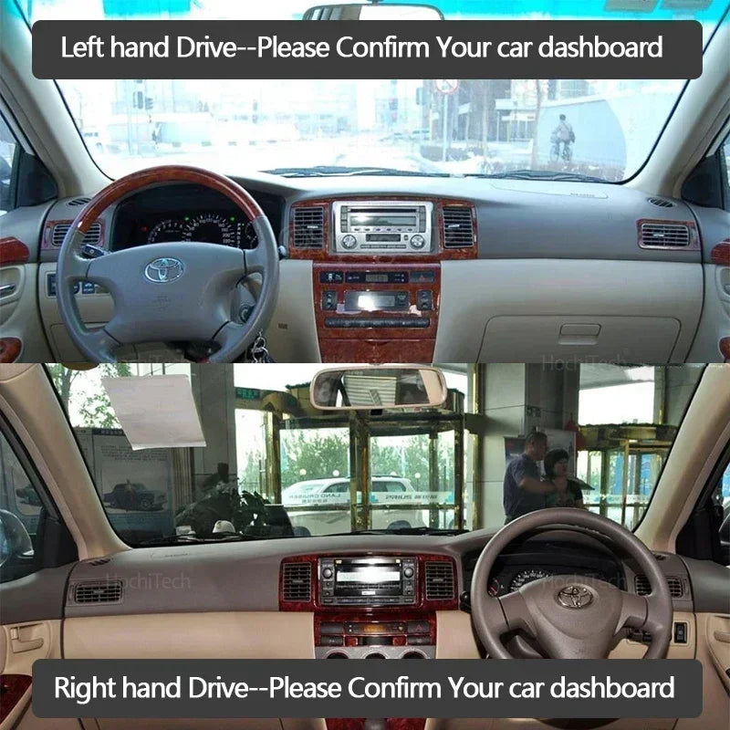 Custom Fit Dashboard Cover Mat for Toyota Corolla 2000-2007 - image 2