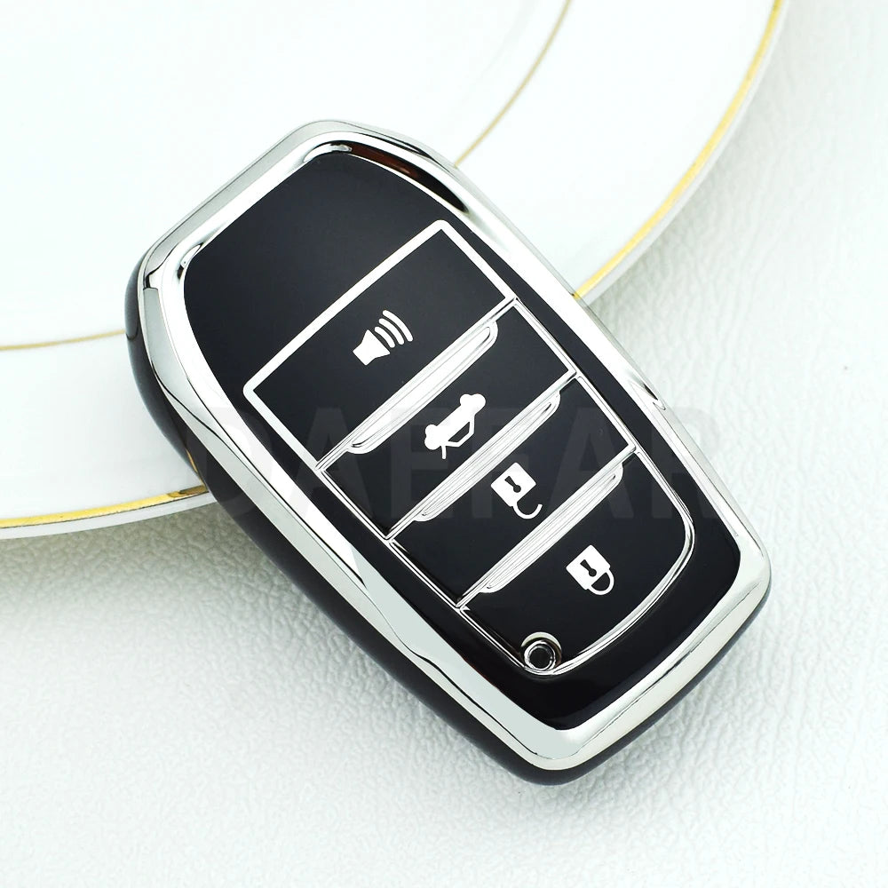 TPU Car Key Fob Cover for Toyota Hilux Rav4 Innova Fortuner - image 4