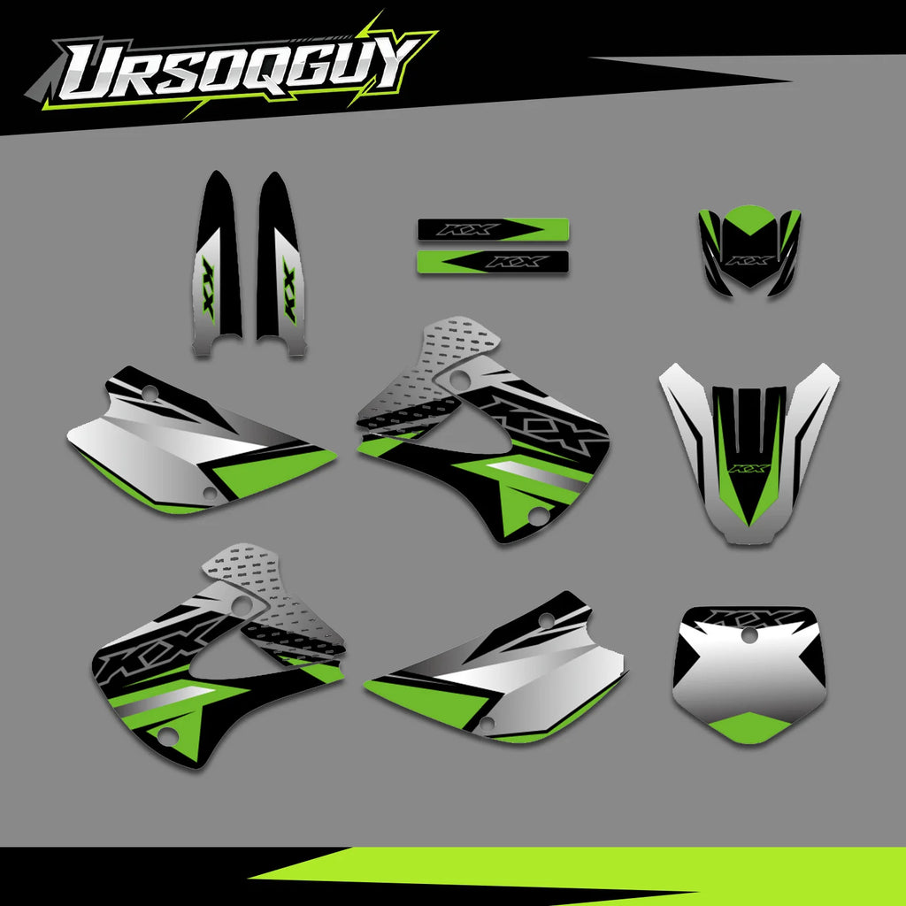 Custom Graphics Decal Kit for Kawasaki KX85/KX100 1998-2013 - image 13
