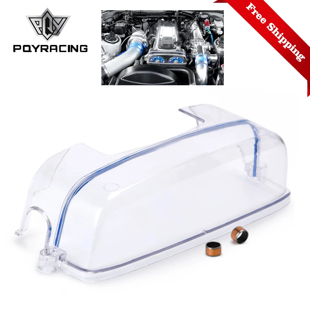Clear Cam Pulley Timing Belt Cover for 2JZ Non-VVTi, Fits Toyota Supra, Aristo, Lexus SC300, IS300