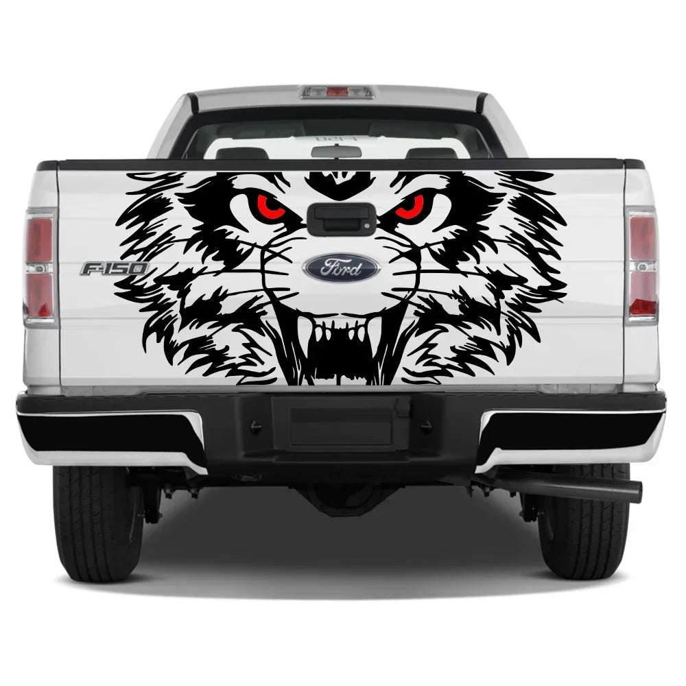 Tiger Graphic Tailgate Decal for Pickup Trucks