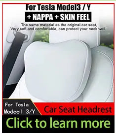Car Headrest Neck Pillow for Model 3 and Model Y