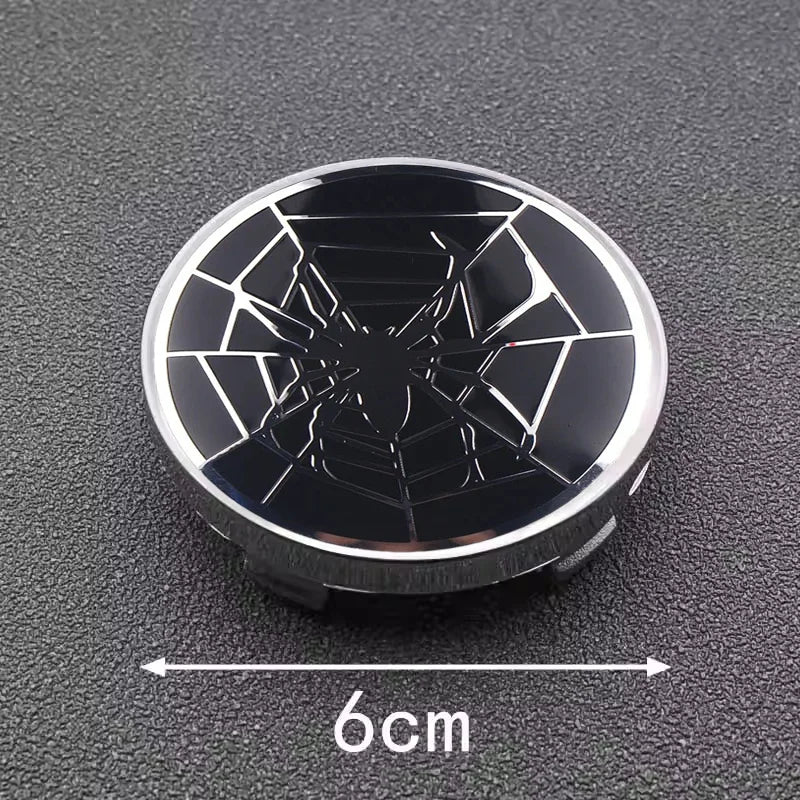 56/60mm Universal Wheel Hub Center Caps, 4-Pack - image 3