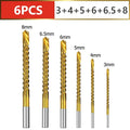 6pcs HSS Twist Drill Bit Set 3-8mm for Wood/Metal/Plastic - image 13