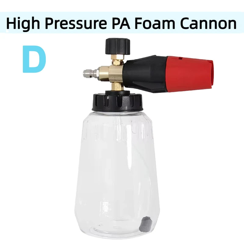 High pressure snow foam cannon, adjustable foam gun for pressure washers