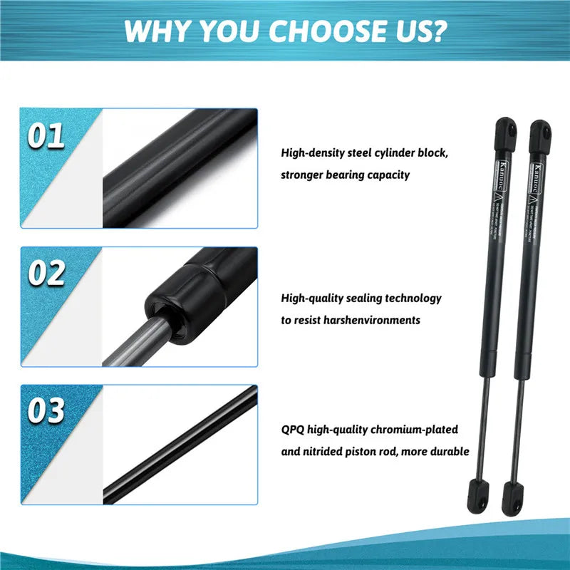 Heavy-Duty Gas Struts for Ford F-150/F-250 Hoods (95-04) - image 3