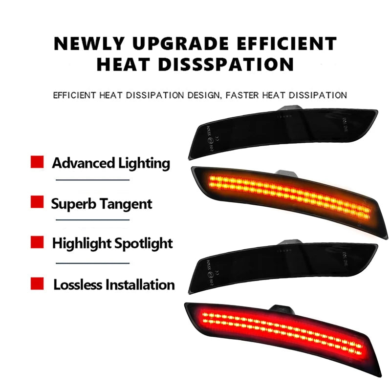 LED Side Marker Lights for 2016-2021 Chevy Camaro & Cadillac - image 4