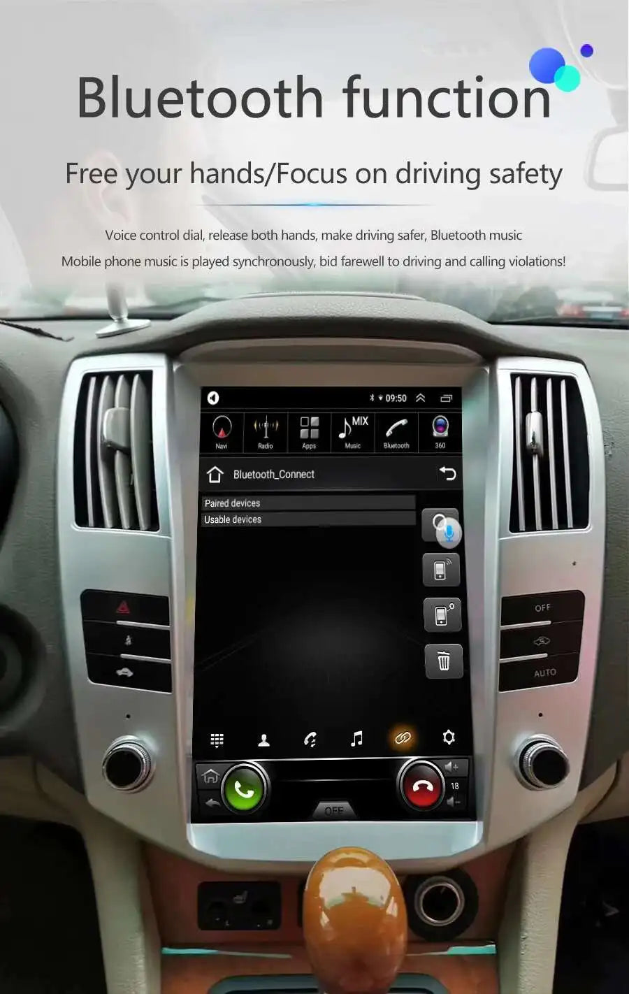 Android 14 128GB Car GPS Radio Lexus RX300/RX330/RX350/RX400h Harrier - image 25