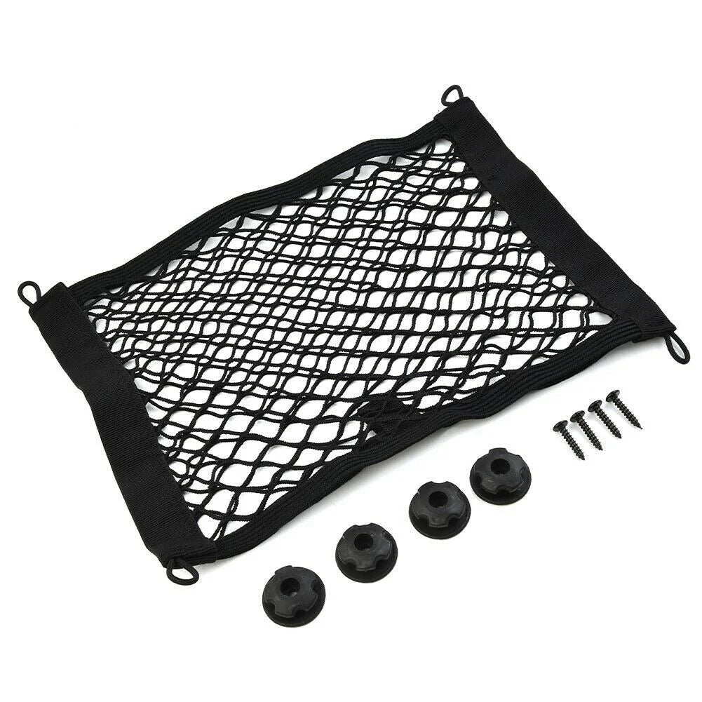 Car Trunk Storage Bag Nylon Mesh Nets Extra Large Elastic String Luggage Net For Cargo Van Motorhome Mobile Home Caravan Boat