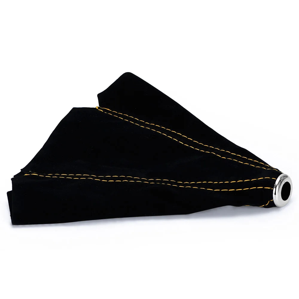 Universal Manual Shift Boot Cover, Suede or PU with Colored Stitch