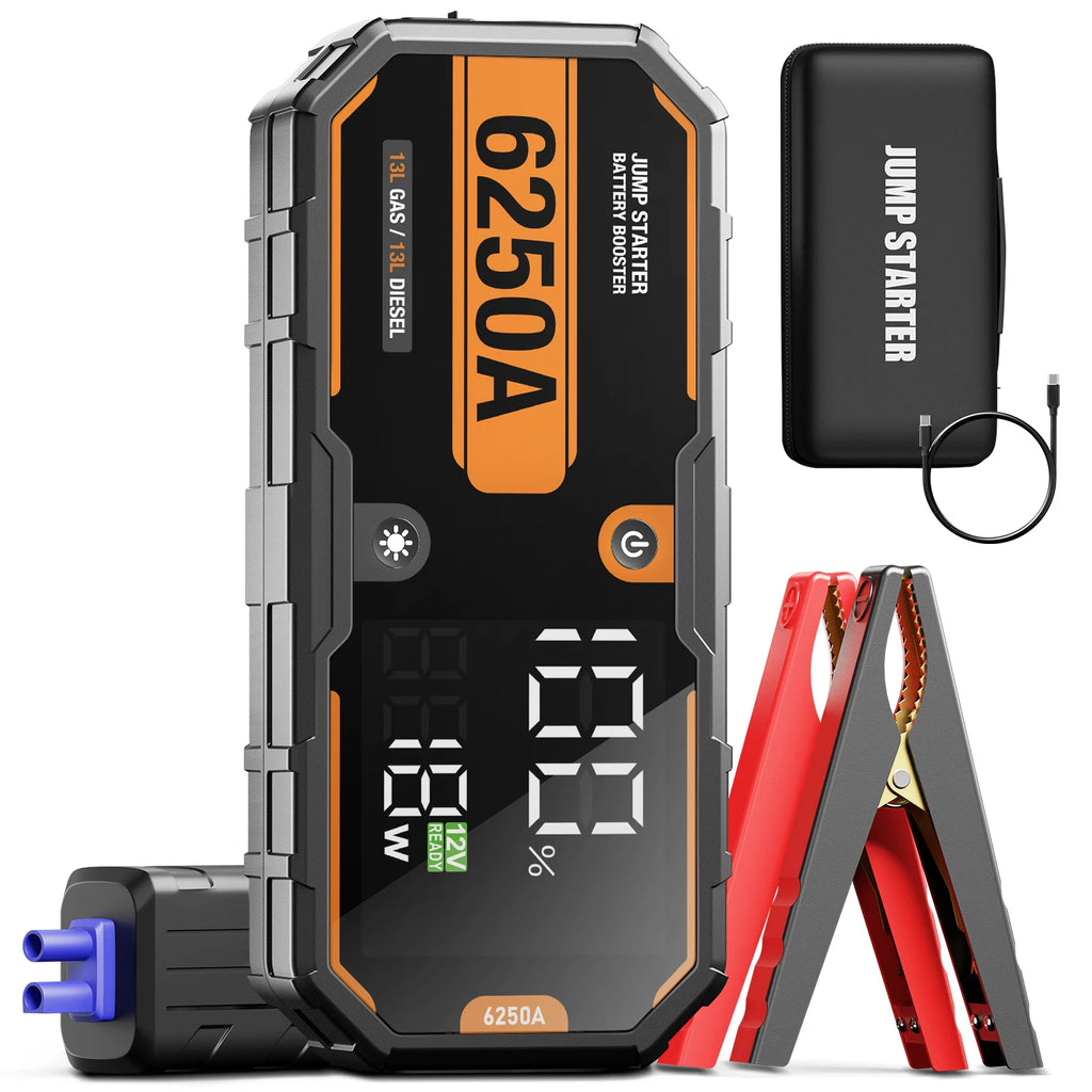 6250A Portable Jump Starter for Car, SUV, Truck & Power Bank - image 7