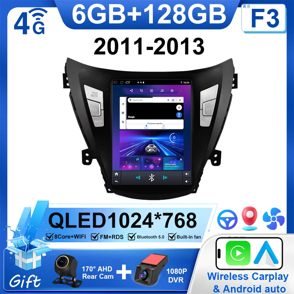 9.7-inch Android Car Stereo with GPS for Hyundai Elantra 2011-2016 - image 17