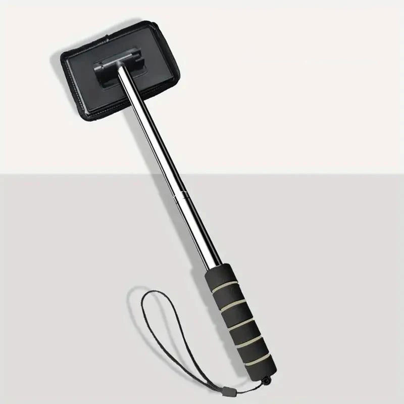 Telescopic Windshield Squeegee and Glass Cleaning Tool