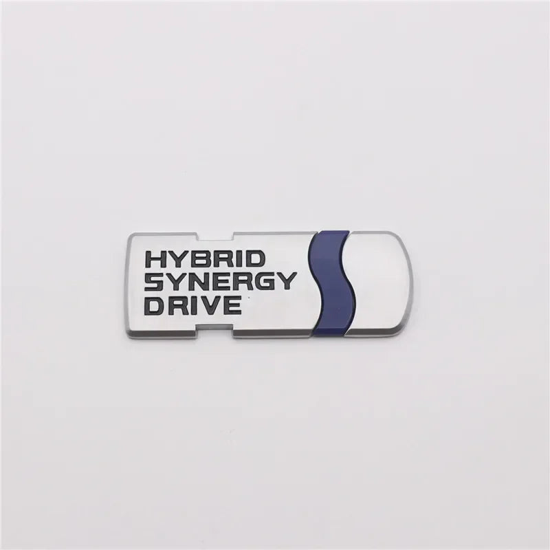 3D Black Chrome Hybrid Logo Emblem for Toyota Camry - image 10