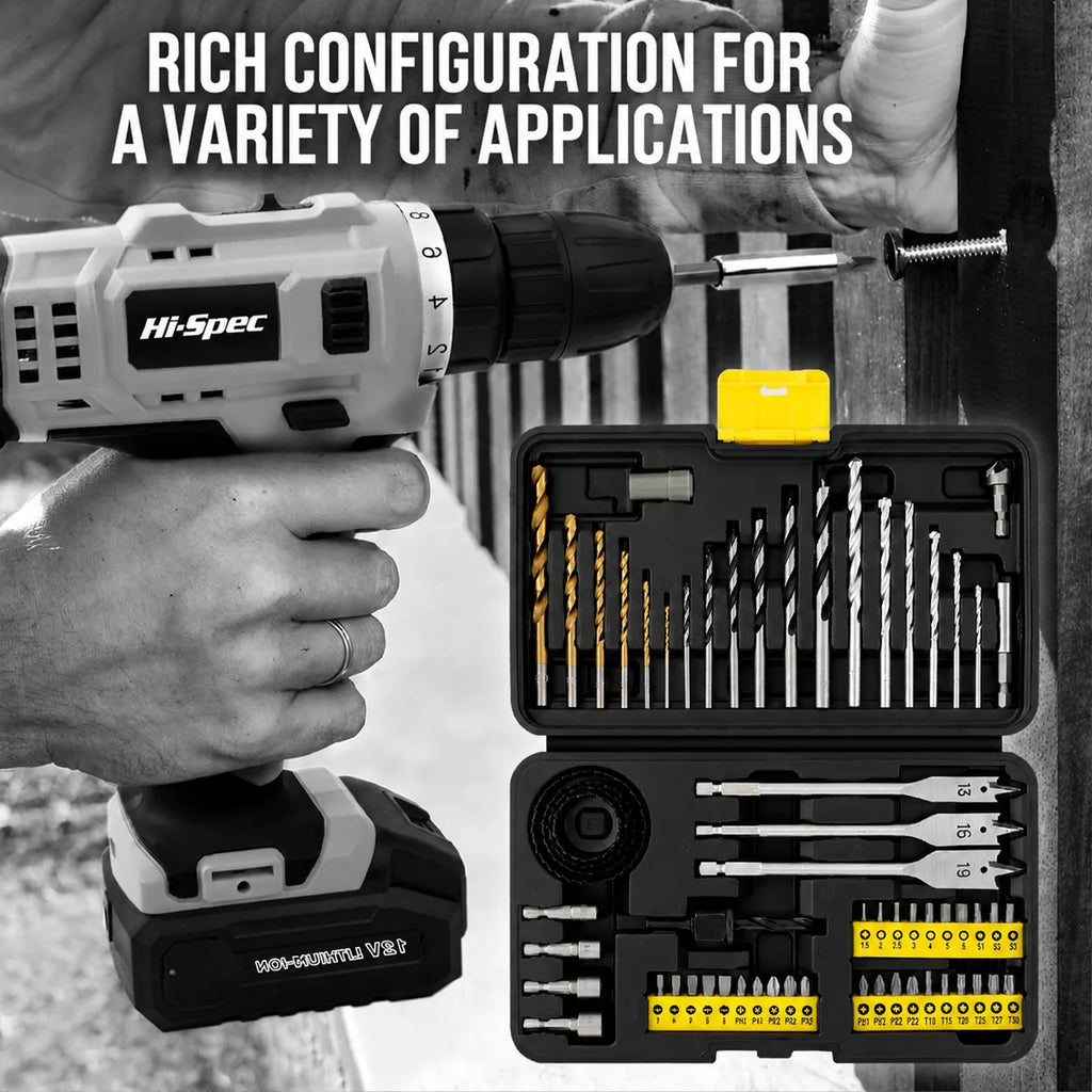 Twist Drill Bit Set Metal Wood Masonry Concrete Cement Brick Power Drill Bits Full Kit Socket Drill Accessories for Construction