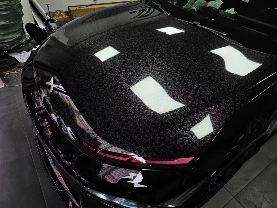 Forged Carbon Fiber Vinyl Wrap – Bubble-Free Car Decal Sticker - image 3