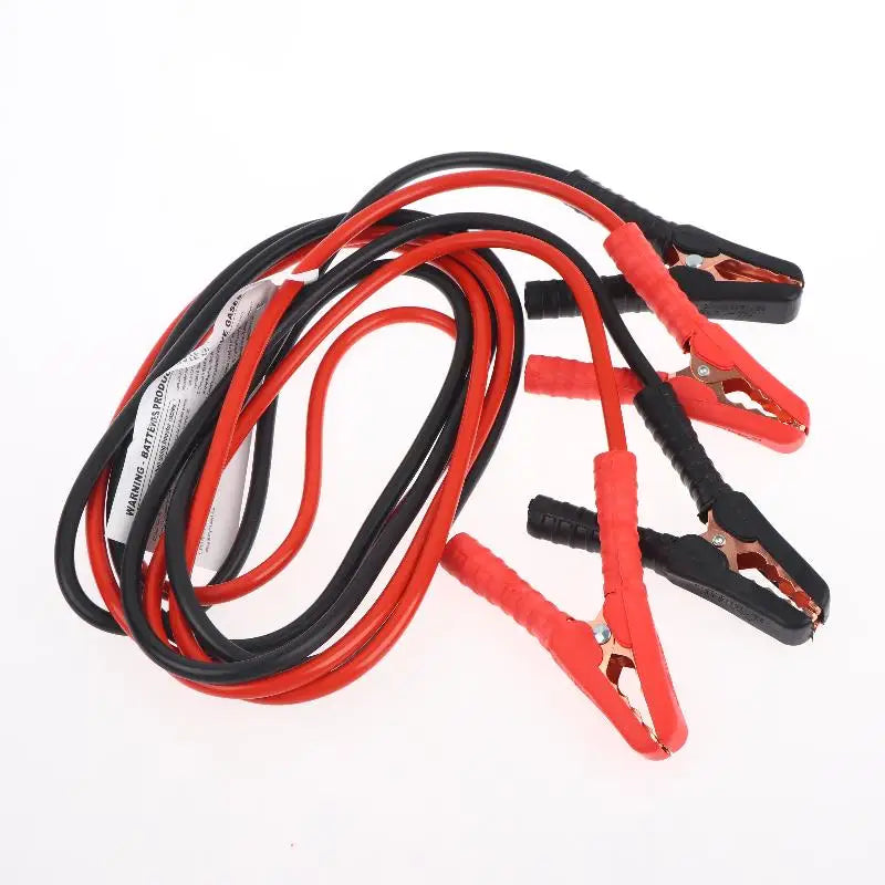 Car Battery Booster Jumper Cable Heavy Duty Anti-freeze Emergency Wire with Insulated Clamps for All Car Models