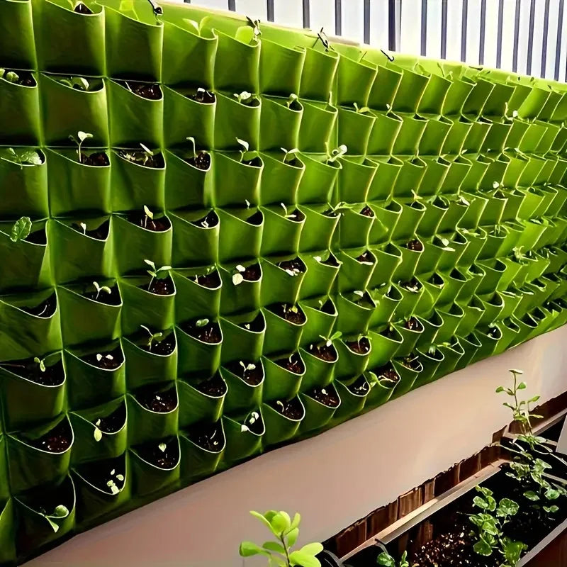 18-Pocket Vertical Garden Planter – Wall-Mounted Bag