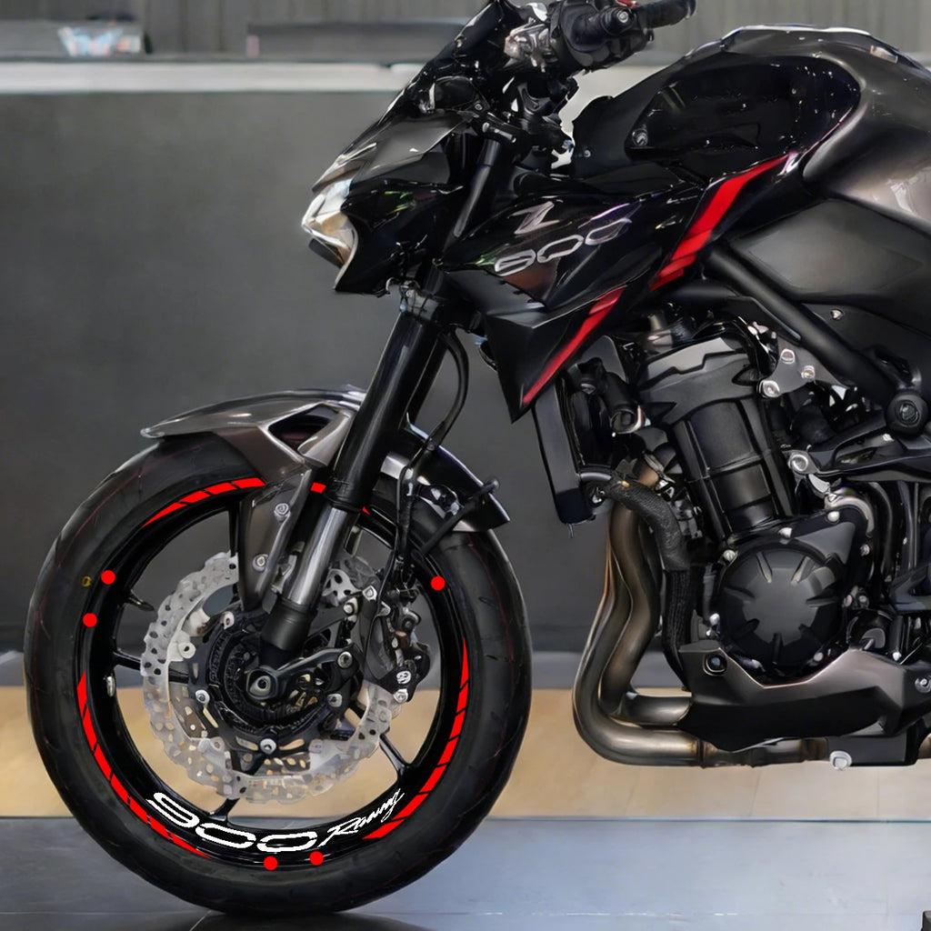 17in Reflective Wheel Rim Stripe Decal Kit for Kawasaki Z900 - view 6
