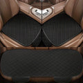 Cotton Linen Car Seat Cover Set, 3 Pieces
