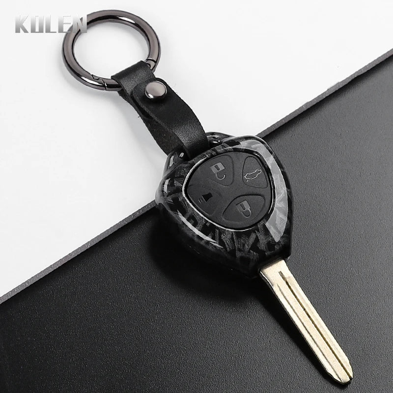 Toyota Carbon Fiber Smart Key Case Cover (Camry, RAV4, Corolla) - image 16
