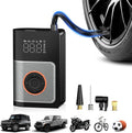 Tire Inflator Portable Air Compressor 160PSI Portable Car Air Pump with Tire Pressure Gauge for Motor Vehicle Motorcycle Bike