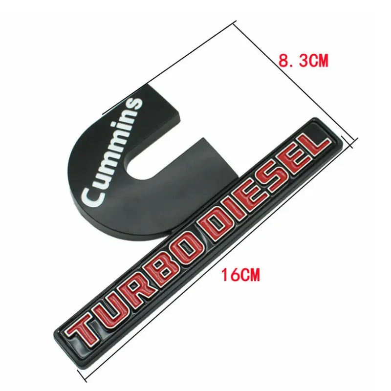 Cummins Turbo Diesel Logo Decal for Dodge RAM 1500 2500 Truck - image 5