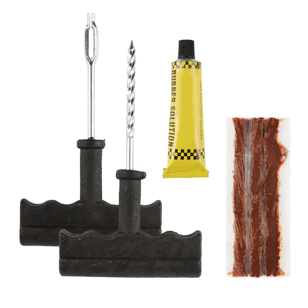 Tubeless Tire Puncture Repair Kit Suitable for Cars Vans and Motorbikes