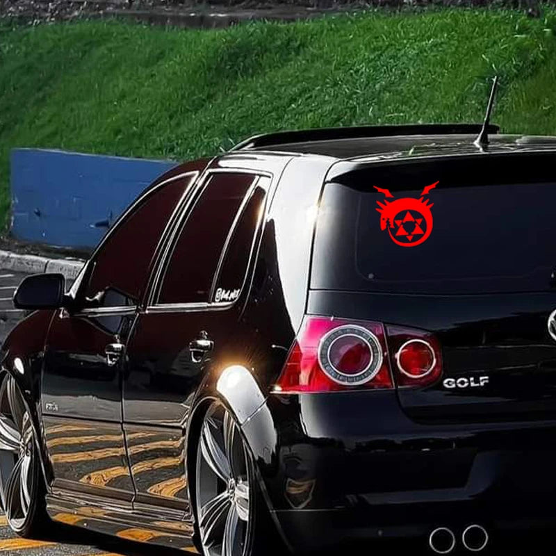 Ouroboros Tattoo-Style Decals for Cars, Trucks and Motorcycles - view 4