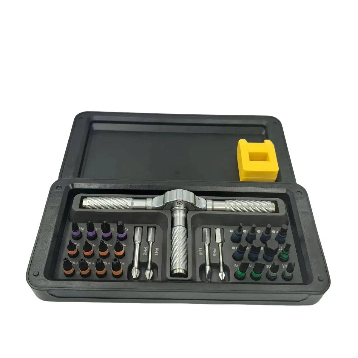 Precision 66in1 Magnetic Ratchet Screwdriver Set Detachable T-Handle Magneticizer Fix Furniture, Electronics & Bicycle