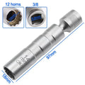 Spark Plug Universal Sleeve Wrench 3/8 Inch Socket Magnetic 12 Point Angle Thin Wall Ignition Plug Car Removal Tools 14mm 16mm