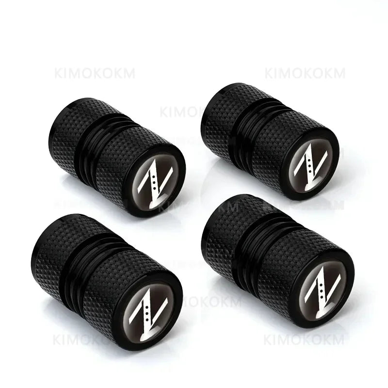 4Pcs/Set For 350Z 370Z Z33 Fairlady For Nismo Z Car Accessories Tire Wheel Valve Dust Caps Tyre Rim Stem Covers