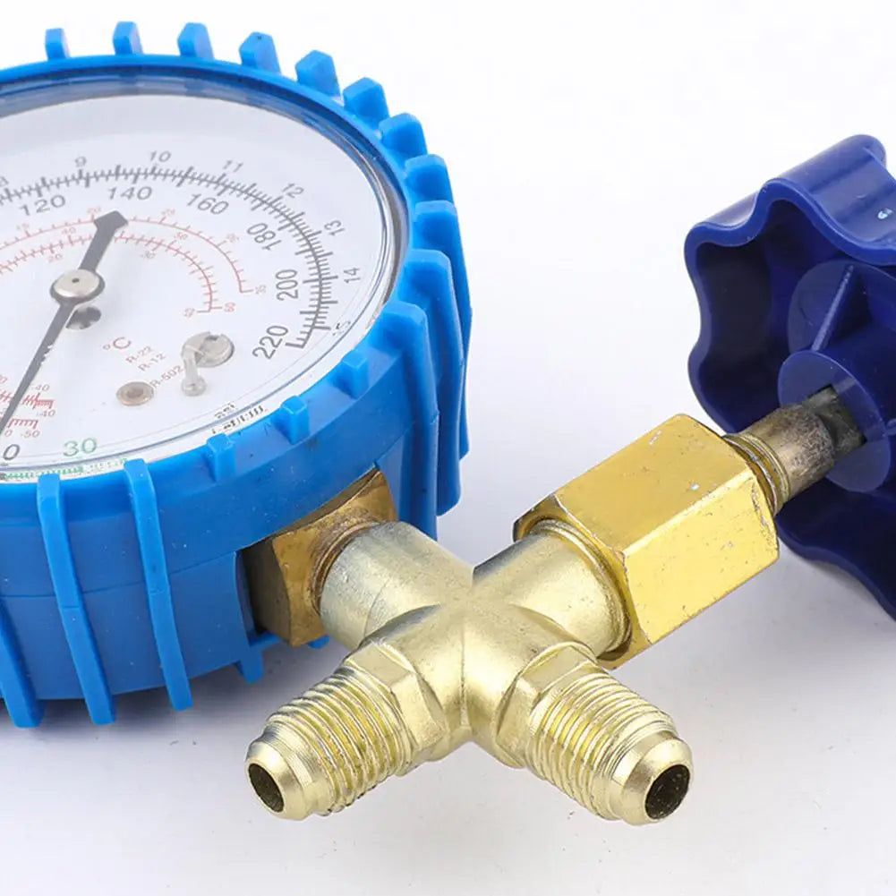 Air Condition Gauge For R22 And R134 Refrigerants High And Low Manifold Gauge High-precision Pressure Gauge