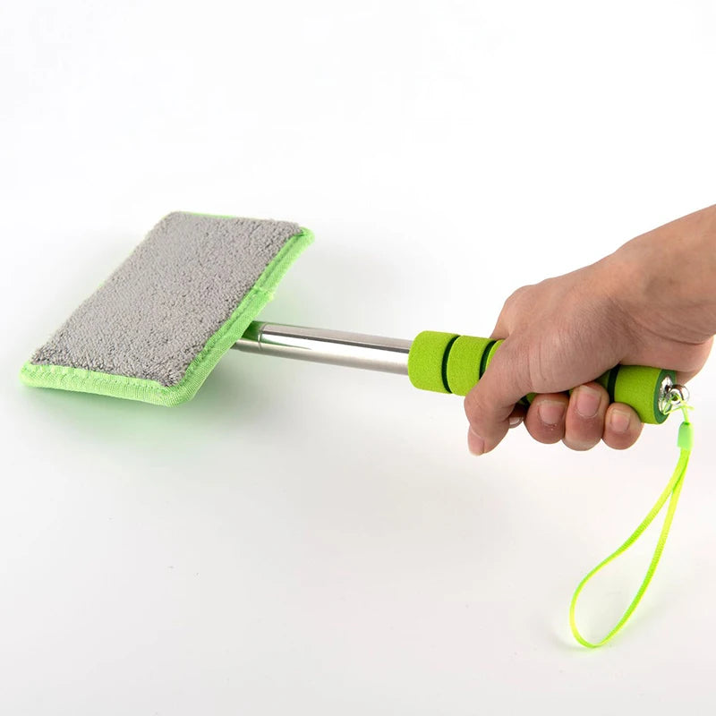 Telescopic Windshield Squeegee and Glass Cleaning Tool