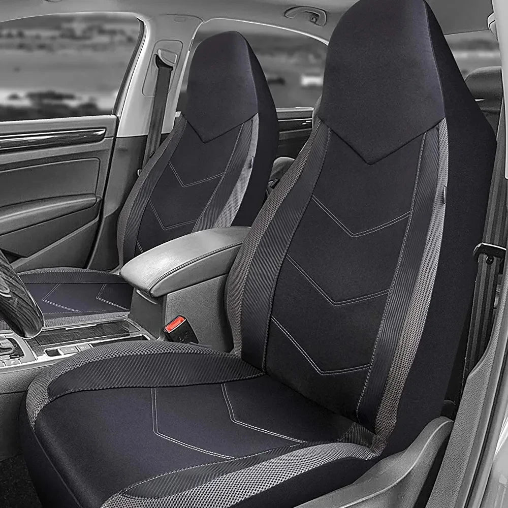 High Back Air Mesh Front Car Seat Covers, Universal Fit