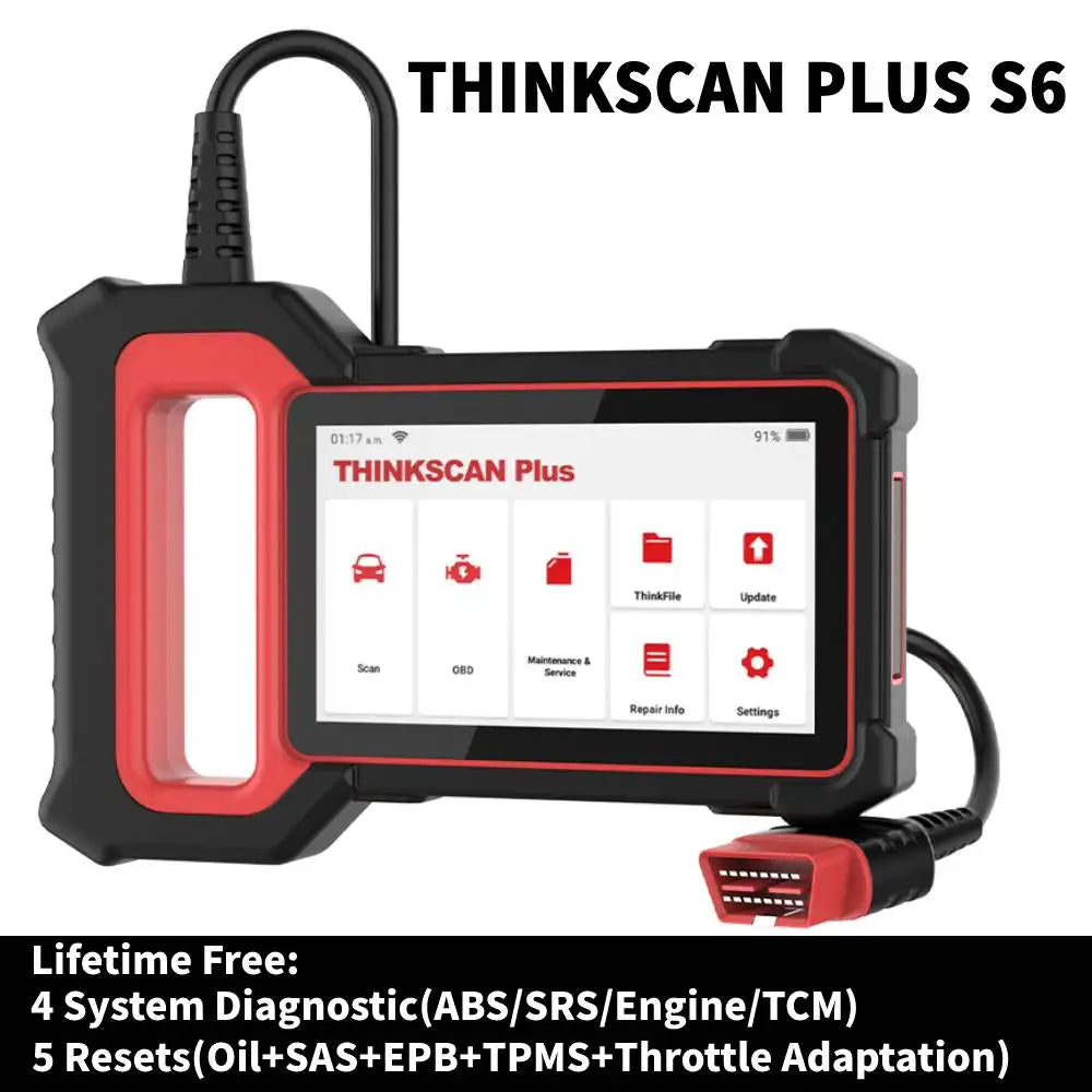THINKSCAN Plus OBD2 Car Diagnostic Scanner - ABS, Engine, SRS & More - image 7