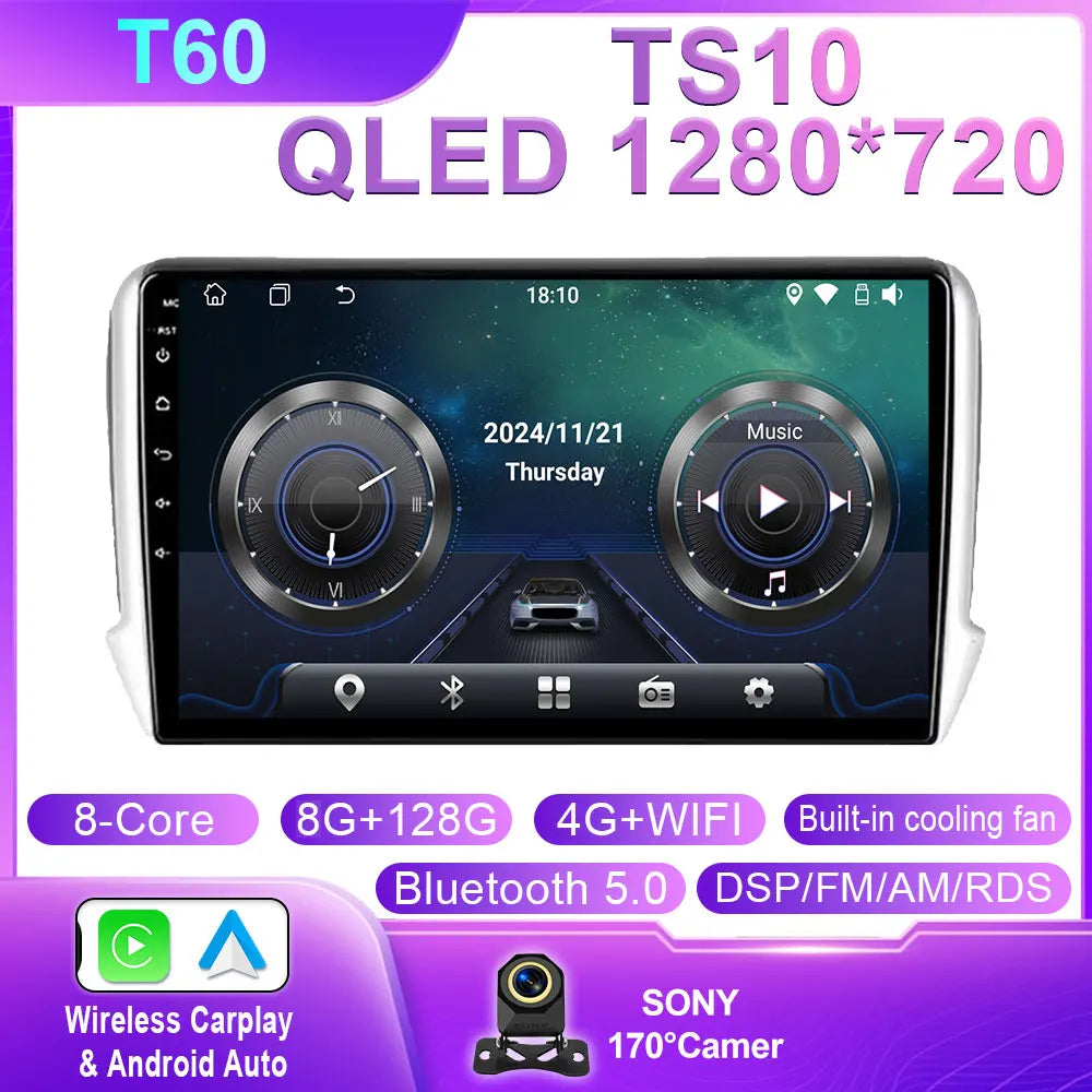 Android Car Stereo for Peugeot 2008/208 2012-2018 Touchscreen - image 18