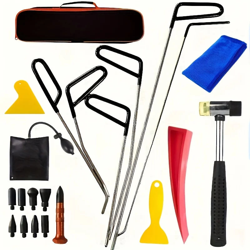 Paintless Dent Repair Kit - Car Dent Removal Tool with Hammer & Rods - image 22