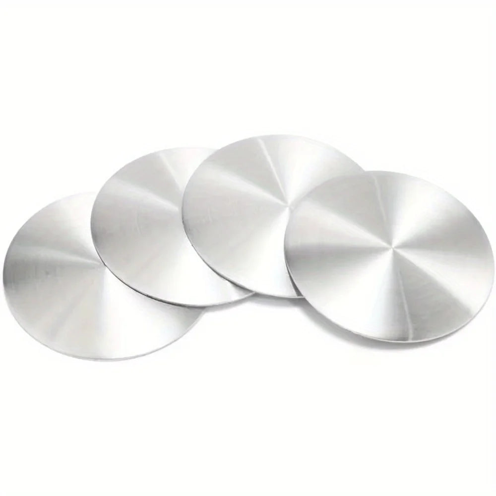Solid Color Wheel Center Hub Caps, 4-Piece Set