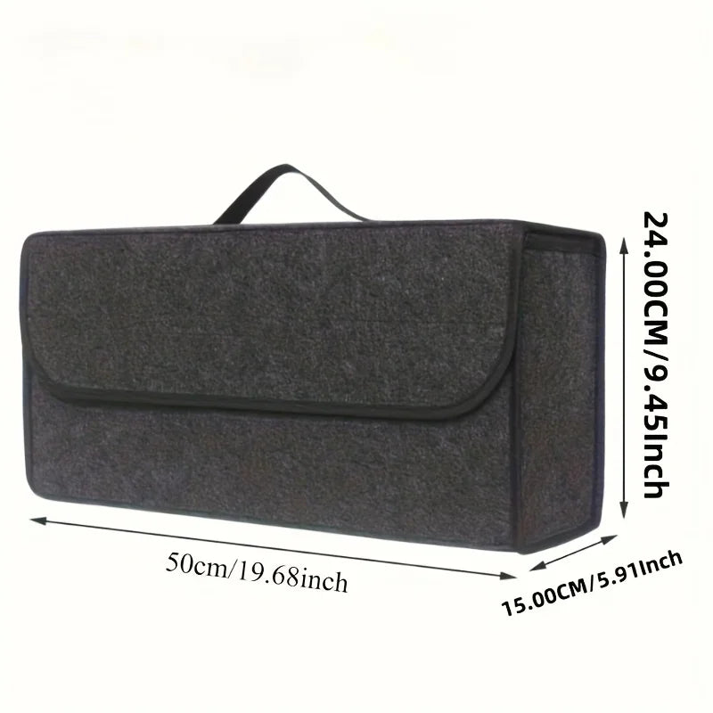Foldable Car Trunk Organizer with Handles