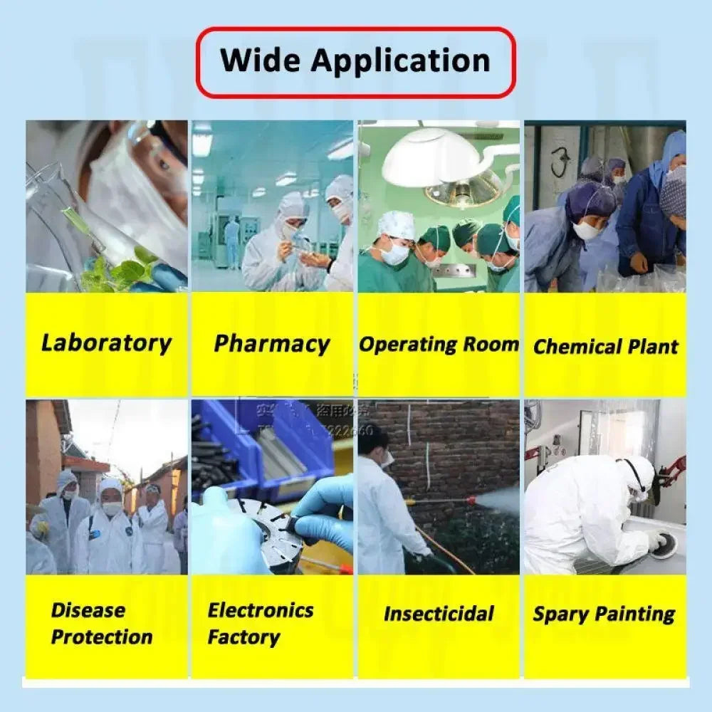 Dustproof Coverall Sanitary Isolation Protection Jump Suit Work Safety Clothes Breathable Sparying Paint Labour Overall