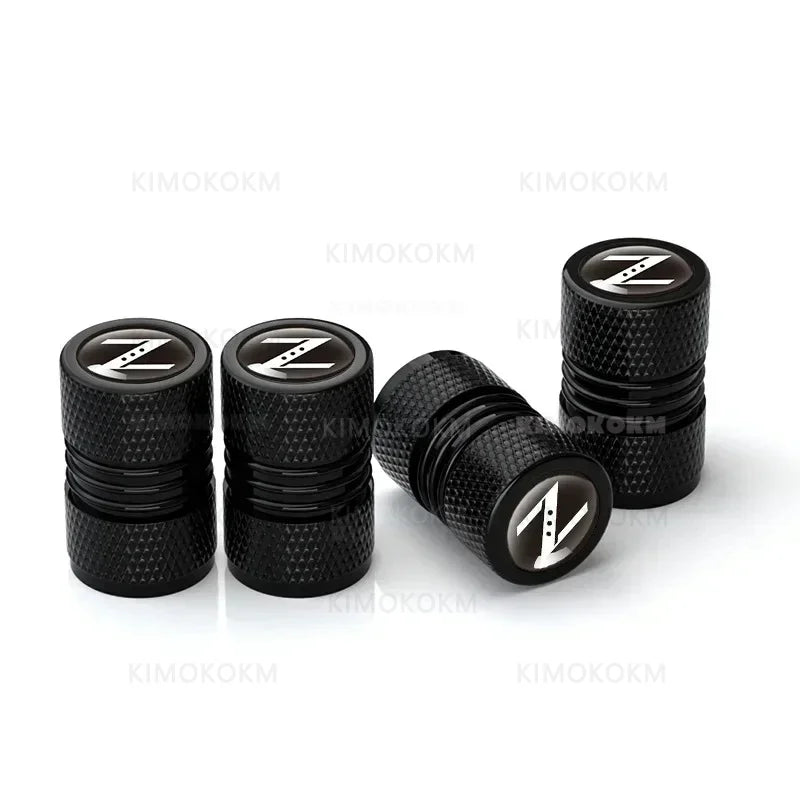 4Pcs/Set For 350Z 370Z Z33 Fairlady For Nismo Z Car Accessories Tire Wheel Valve Dust Caps Tyre Rim Stem Covers