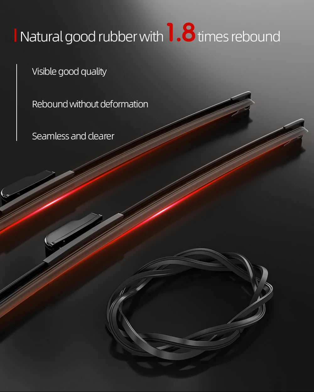 Front Windshield Wiper Blades for Dodge Ram 1500 2500 3500 2002-2018 - image 10