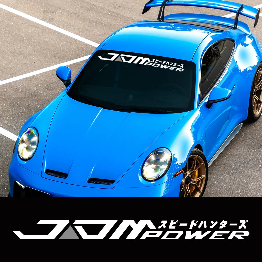 JDM Japanese Racing Vinyl Decal for Car Windshield, Waterproof - view 4