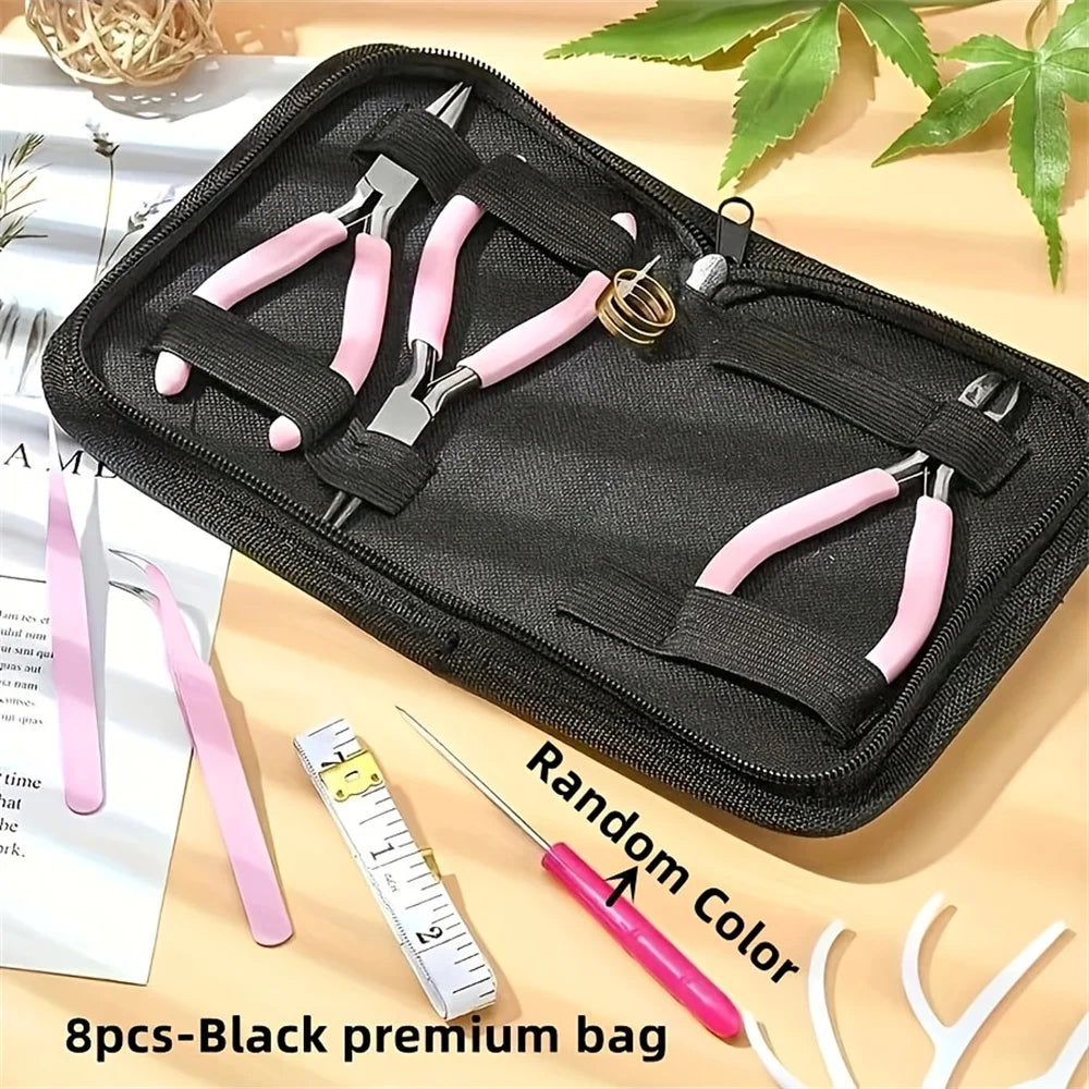 8pcs/5pcs/3ps/2pcs This Is a Set of Pliers, Tweezers, and an Opening Ring, a Portable and Multi-Purpose Tool