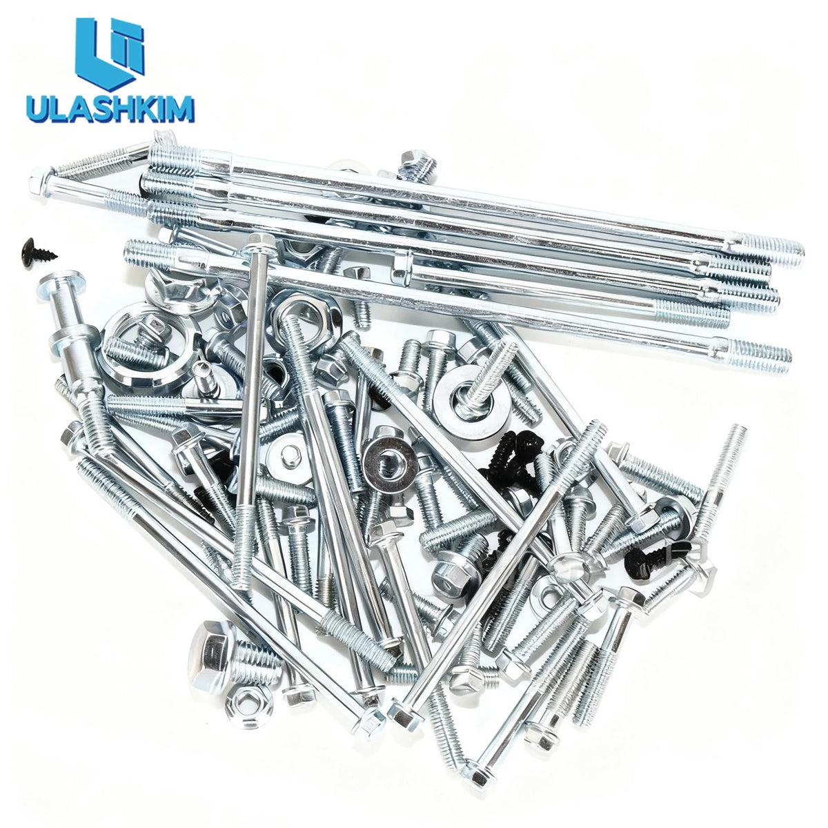 Grade 8.8 Complete Screw and Nut Set for GY6 50cc to 150cc Engines - view 5
