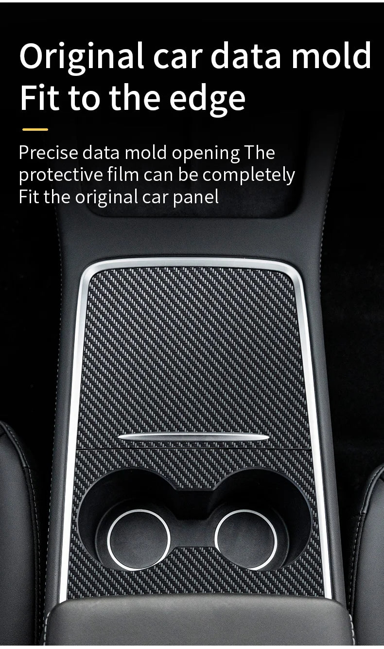Center Console Protective Sticker for Tesla Model 3 and Model Y 2021-2025