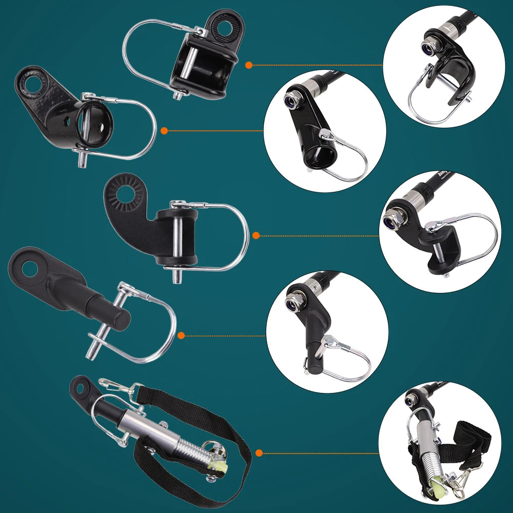 HEPPE Bike Trailer Hitch Coupler Kid Trailer Cargo Trailer Hitch Bike Trailer Adapter Hitch Coupler Bike Trailer Hitch Connector
