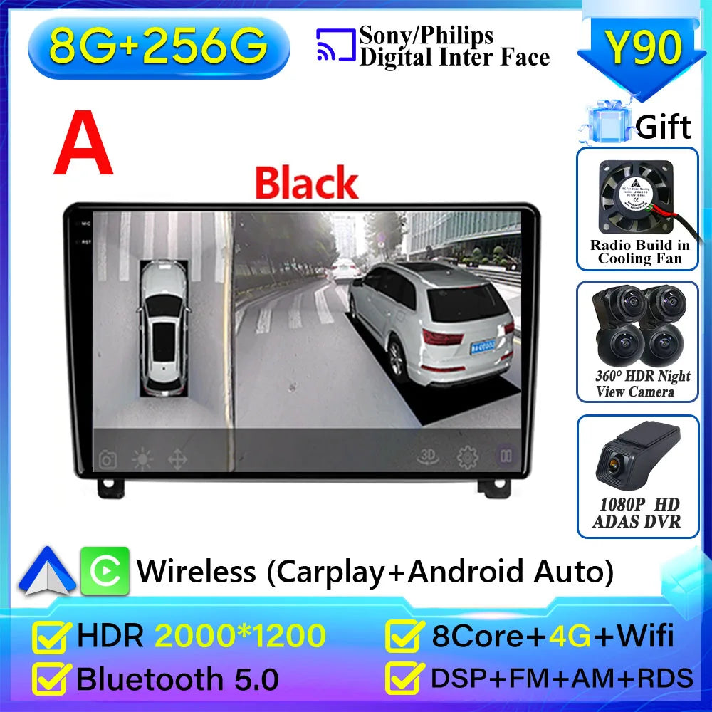 9-Inch Car Stereo for Peugeot 407 | Wireless CarPlay & Android Auto - image 12