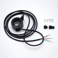 SPORTFUNSF Outdoor Thumb Throttle E Bike Parts Assembly Replacement Three-wire Black Ebike Electric Bike For Electric Bicycle PA
